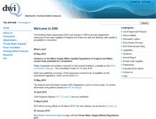 Tablet Screenshot of dwi.defra.gov.uk