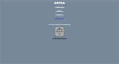 Desktop Screenshot of defra.be