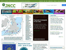 Tablet Screenshot of jncc.defra.gov.uk