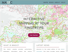 Tablet Screenshot of magic.defra.gov.uk